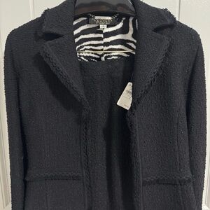 St John’s Couture Black Suit Size 2